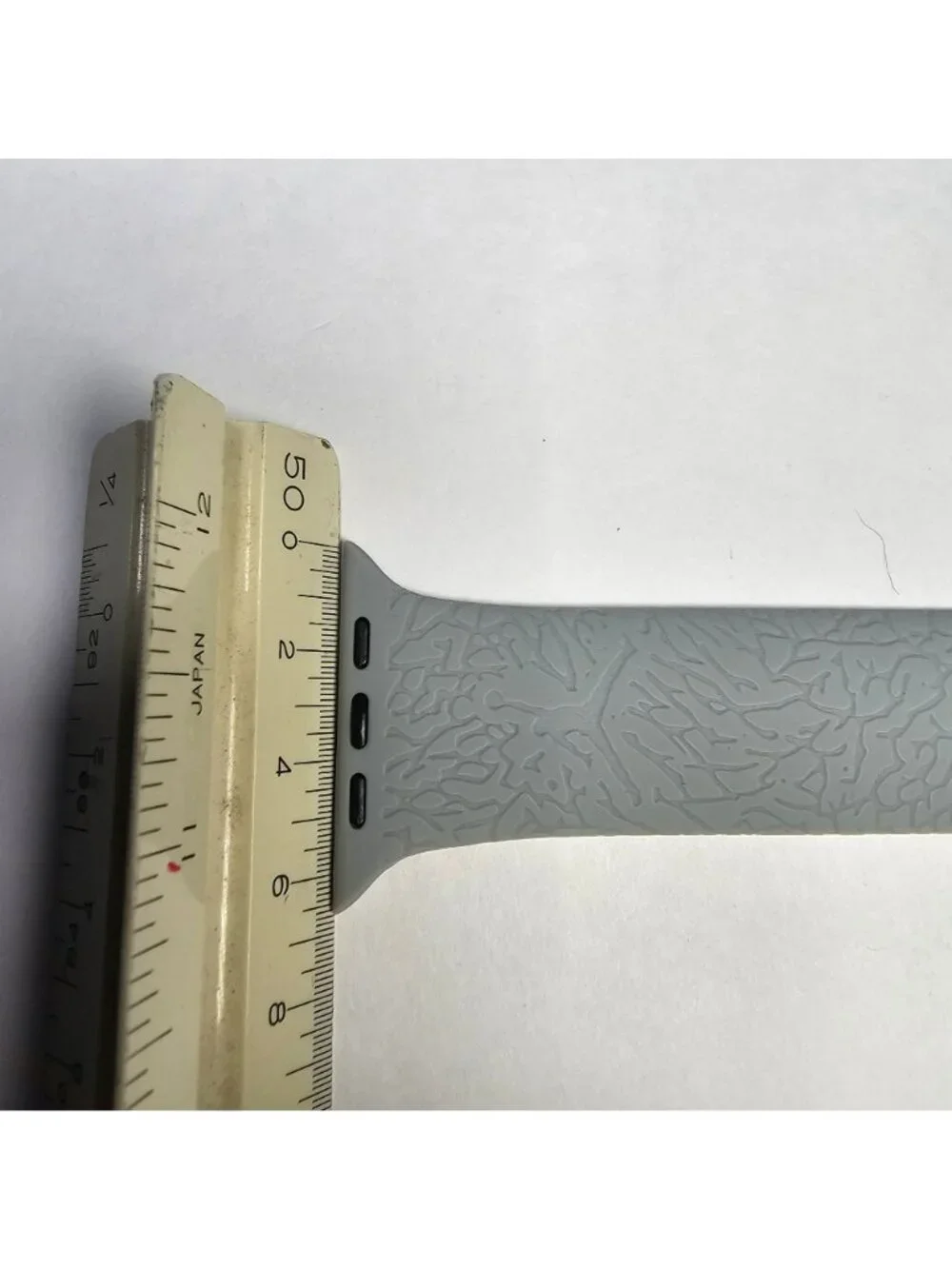 Air Jordan Apple Watch Textured Silicone Sport Band (42mm/44/46/49) Gray